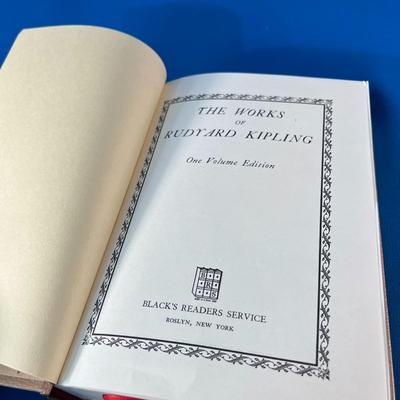 â€œTHE WORKS OF KIPLINGâ€ BOOK RUDYARD KIPLING