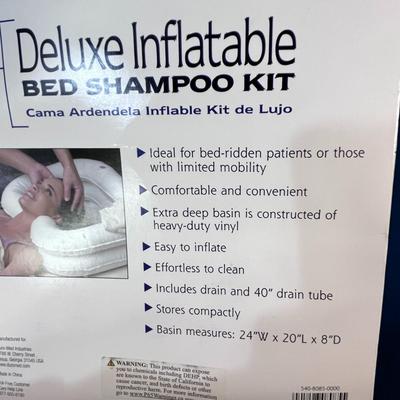 DELUXE INFLATABLE BED SHAMPOO KIT NEW IN BOX