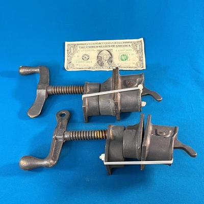 PAIR OF 1â€ PIPE CLAMPS MADE IN U.S.A.