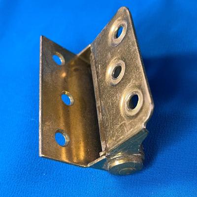 BRASS PLATED SALOON DOOR HINGES SET OF 4