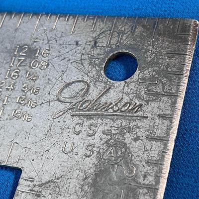 VINTAGE JOHNSON 90 DEGREE L SQUARE TOOL