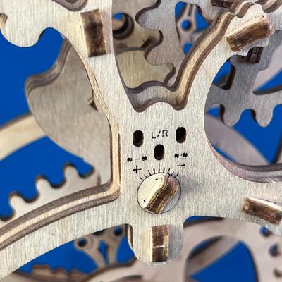 INTRICATE ALL WOOD CLOCK â€“ EVEN THE GEARS! MADE BY UGEARS