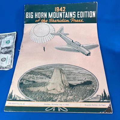 192 BIG HORN MOUNTAINS EDITION OF SHERIDAN PRESS NEWSPAPER