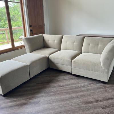 CRATE & BARREL MANCAVE Upholstered Couch *Read Details