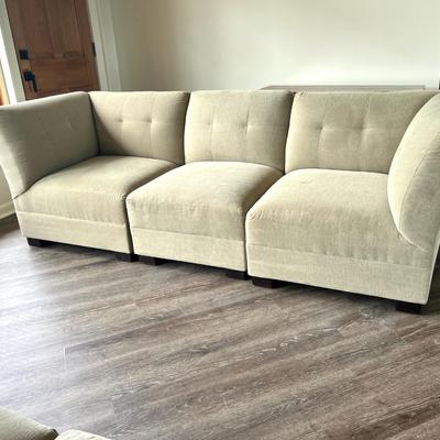 CRATE & BARREL MANCAVE Upholstered Couch *Read Details