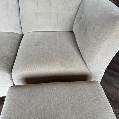 CRATE & BARREL MANCAVE Upholstered Couch *Read Details