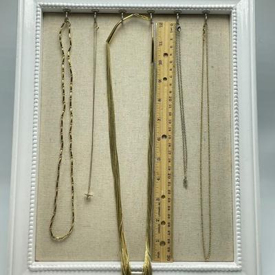 Golden Sterling Necklace w/ Bracelets & Earrings (B1-SS)