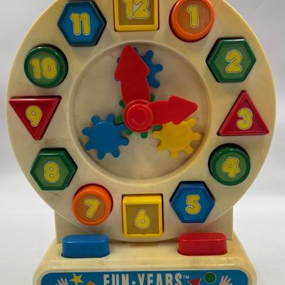 Vintage Kids Clock Toy