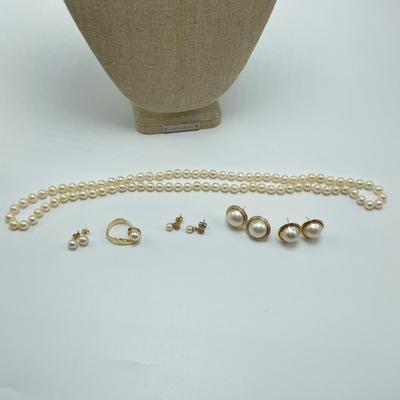 14K & Pearls (B1-SS)