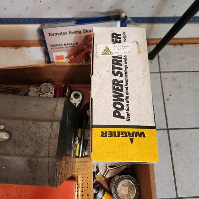 Tool Lot Wagner Power Stripper NIB, Clamps, Wrenches Socket set and more