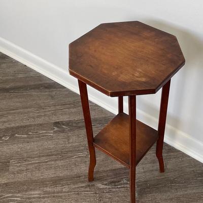 Solid Wood Side Table Or Plant Stand