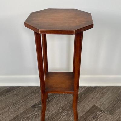 Solid Wood Side Table Or Plant Stand