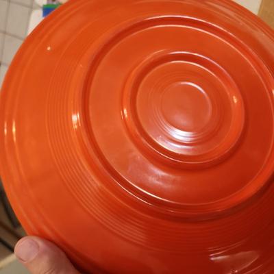 12" Orange Platter Homer Laughlin Fiestaware?