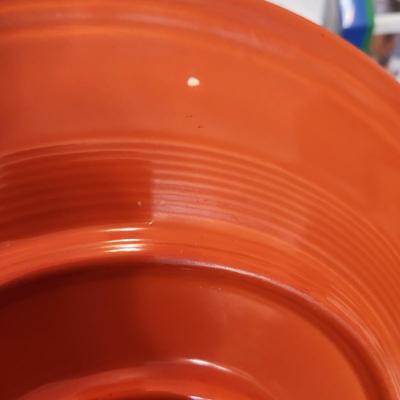 12" Orange Platter Homer Laughlin Fiestaware?