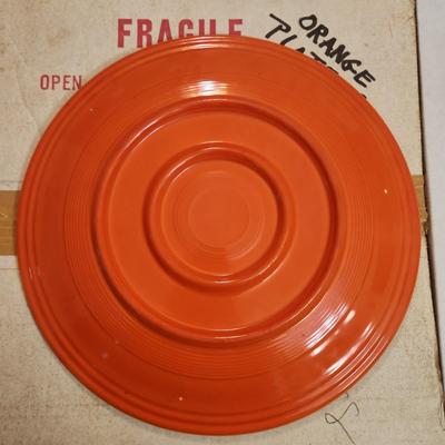 12" Orange Platter Homer Laughlin Fiestaware?