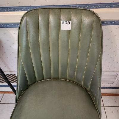 Mid Century Green Swivel Chair Ames Furniture Co. Kentucky