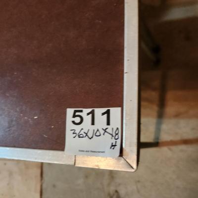 2 Folding Camping Work Tables Benches 36x10x18H