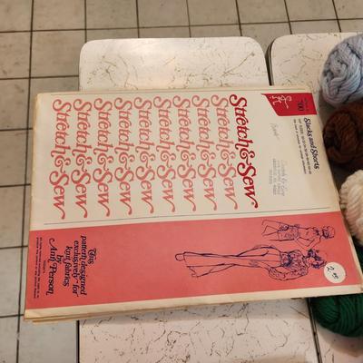 Crafting Lot yarn Sewing Books