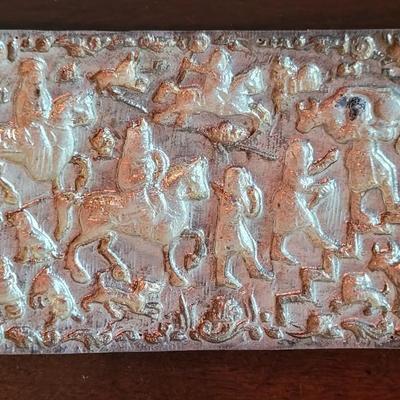 Unmarked Repousse Silver Plaque