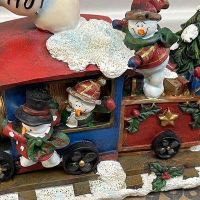 Two Cute Snowman Table Decorations