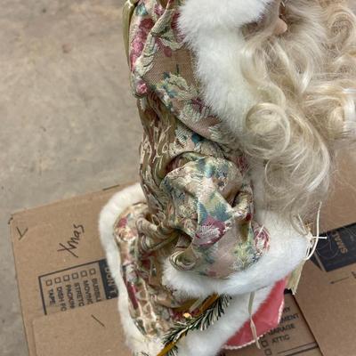 Large 16" Father Claus Tree Topper