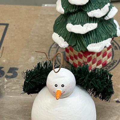 Vintage Snowman Nativity Scene - Follies by Sandi Gore Evans