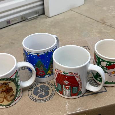 Set of 4 Mixed Coffee Cup Lot