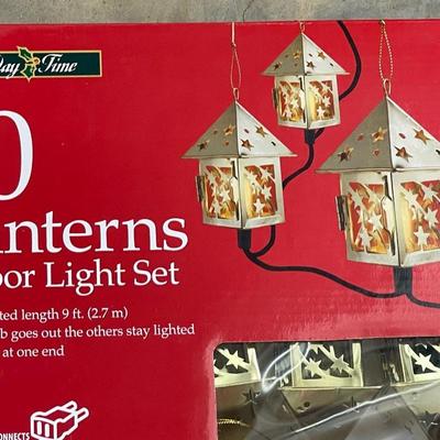 NEW Christmas Lantern Indoor Light Set