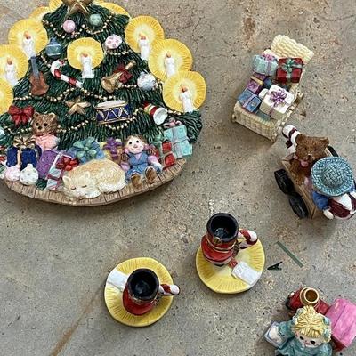 Popular Imports Christmas Decor with Mini Cups and Presents