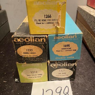 Vintage Player Piano Rolls