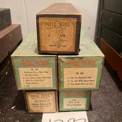 Vintage Player Piano Rollls