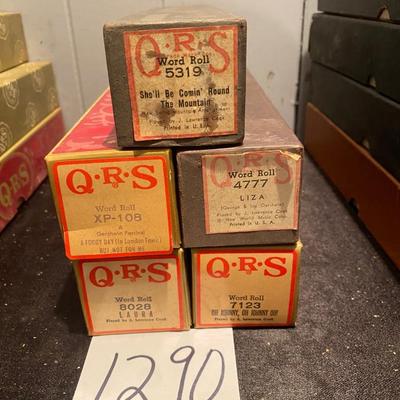 Vintage Player Piano Rolls