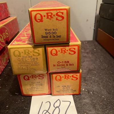 Vintage Player Piano Rolls