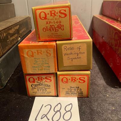 Vintage Player Piano Rolls