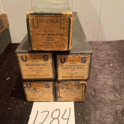 Vintage Player Piano Rolls