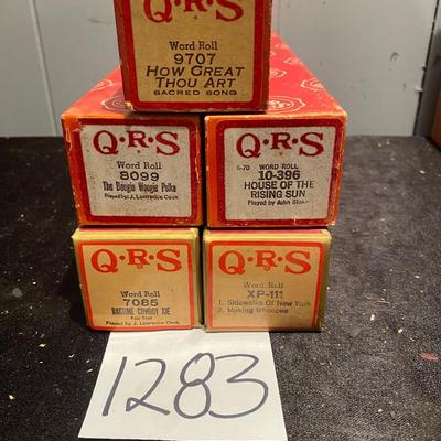 Vintage Player Piano Rolls