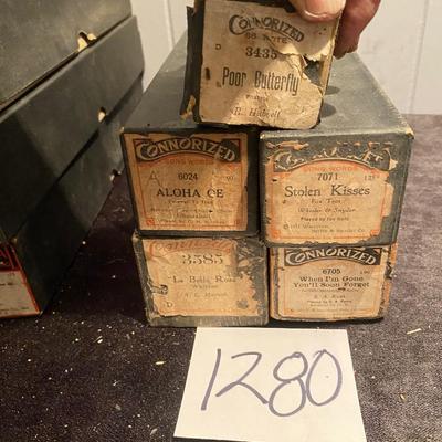 Vintage Player Piano Rolls
