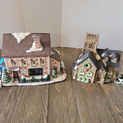 Xmas Village light-up Buildings