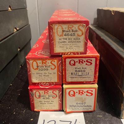 Vintage Player Piano Rolls