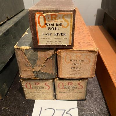 Vintage Player Piano Rolls
