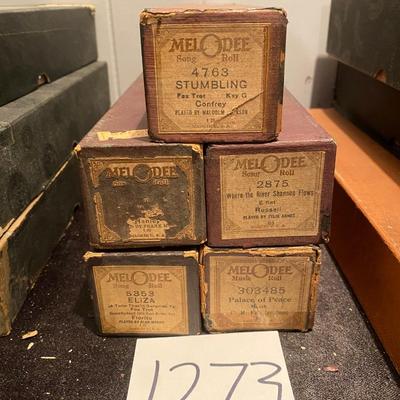 Vintage Player Piano Rolls