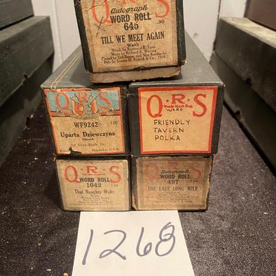Vintage Player Piano Rolls