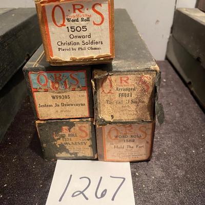 Vintage Player Piano Rolls