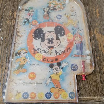 Vintage Mickey Mouse Club Pinball