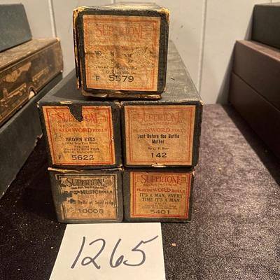Vintage Player Piano Rolls