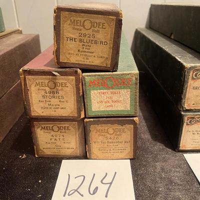 Vintage Player Piano Rolls