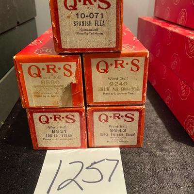 Vintage Player Piano Rolls