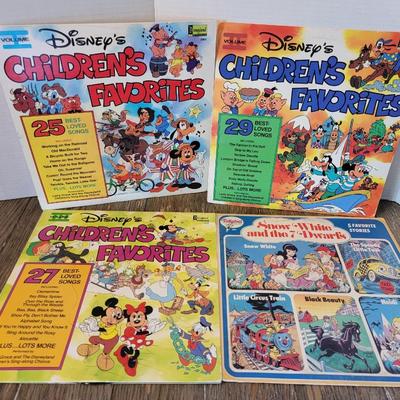 Records Disney Childrens Favorites 1, 2 & 3 + Snow White