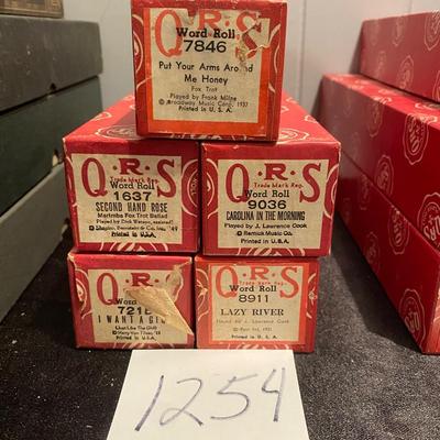 Vintage Player Piano Rolls