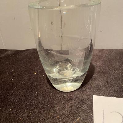 Crystal Angel and Vase